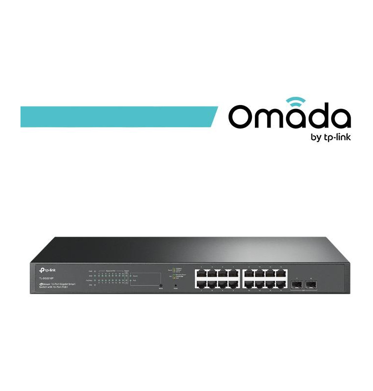 Omada Switch Smart Gigabit 18 Porte di cui 16 PoE+ Jetstream