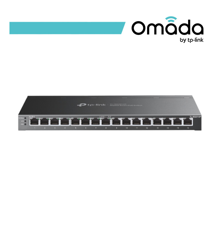 Omada Switch Smart Desktop 16 Porte Gigabit di cui 8 PoE+