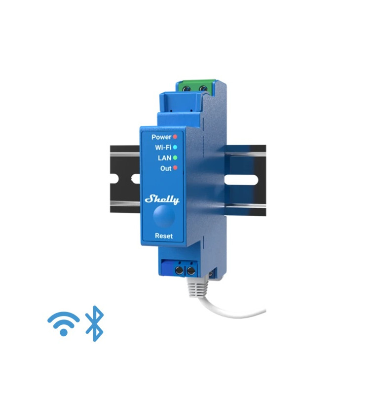 Shelly Pro 1 - IP Smart Relay DIN 1ch. LAN/WiFi/BT