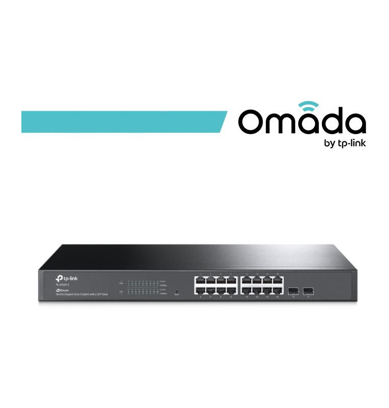 Omada Switch Smart 16 Porte Gigabit + 2 slot SFP