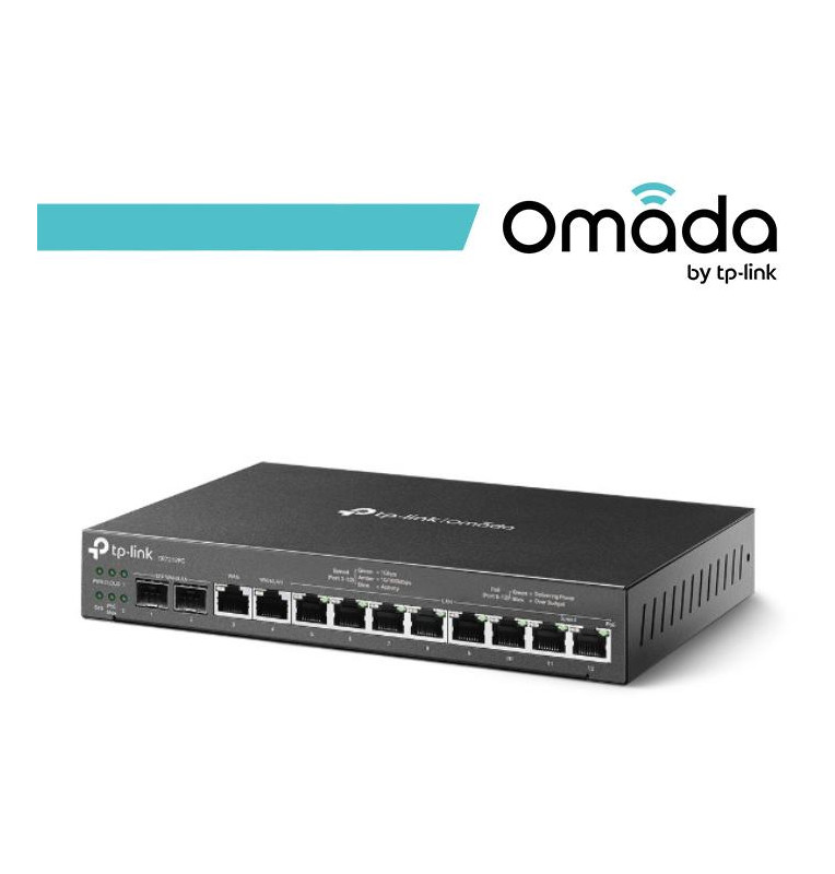 Omada Router VPN Gigabit 3-in-1: Router+Switch PoE+Controller - ER7212PC