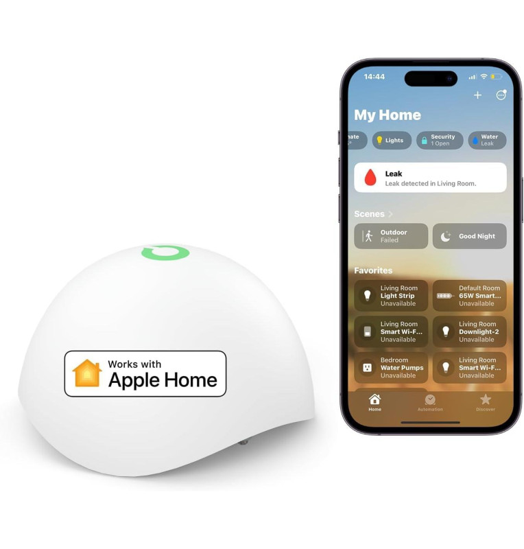 Meross Sensore Allagamento Smart RF - Apple HomeKit