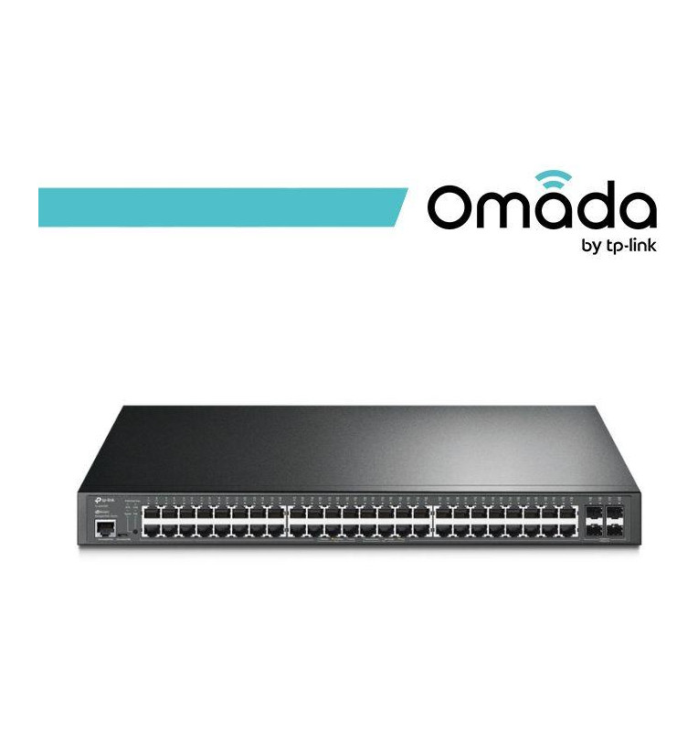 Omada Switch L2+ con 48 Porte Gigabit PoE+ 4 SFP - SG3452P